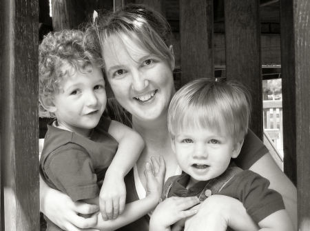 Me and my two beautiful boys!