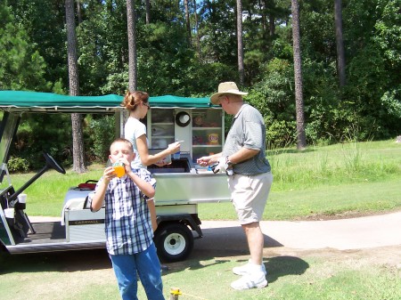 My golfing partner's favorite part of the game