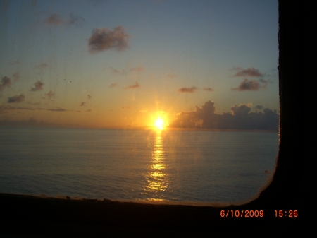 Sunrise in the Bahamas