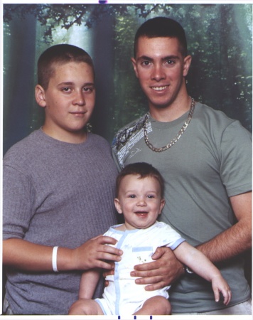 Our three sons-Dennis, Austin, & Joshua 04/07