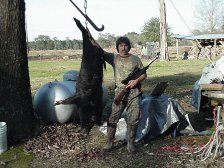 83 lb pig killed with 30 cal. # 10