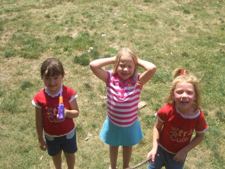 The girls on Independence Day!