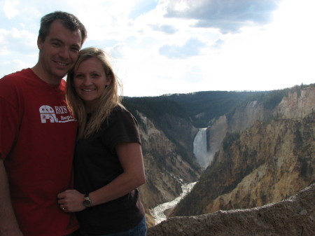 My Queen and I at Yellowstone