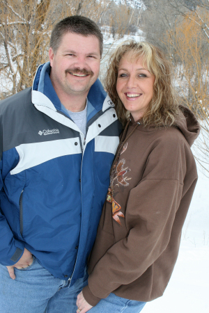 My husband Jay and I in Wyoming 2007