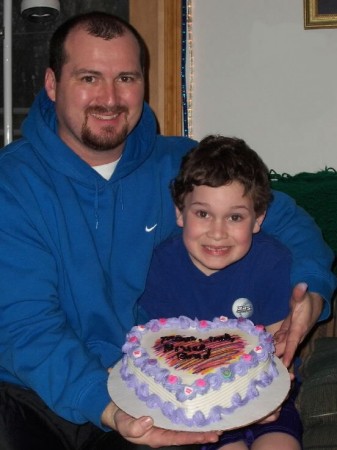 My son, Bruce, & me - Feb. 2005