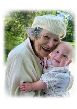 Josie's Mother Una and her Great Grandbaby