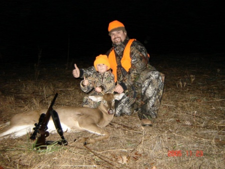 Matthews and Daddys 1st buck