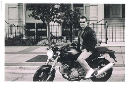 Richard on Ducati Motorcycle