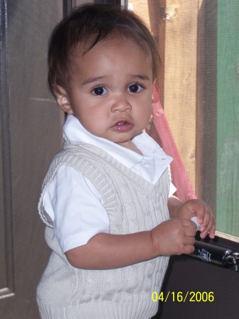 My baby boy Philipp. Easter '06