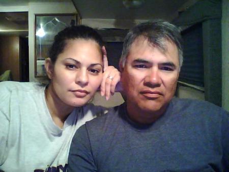 My wife and me Roberto Pena