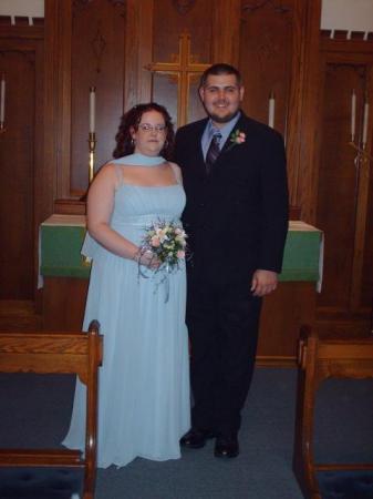 My daughter, Kelly and her husband in 2007