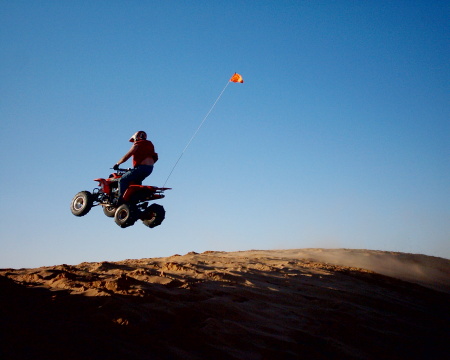 Jeff at the dunes