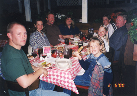 Family dinner in San Diego