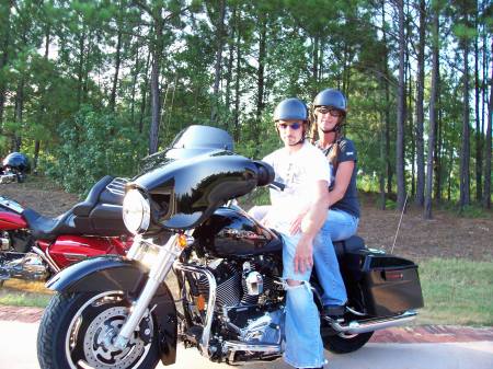 MY BABY, ME & OUR HARLEY!