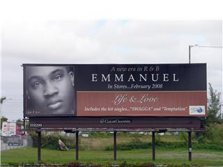 emmanuel billboard in Miami