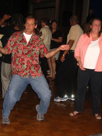 On the dance floor-2005 NEA convention