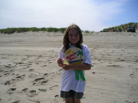 My older daughter Hayley enjoying the beach!