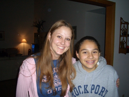 My daughter Crystal and her teen cousin Emily