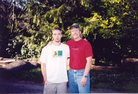 son chris with dad bob kurts