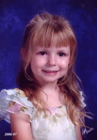 My Daughter Sarah, age 5