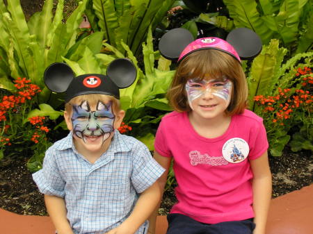 Mason and Hope at Disney World