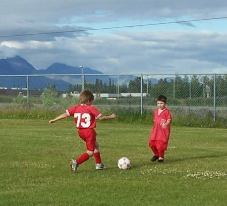 My little soccer player