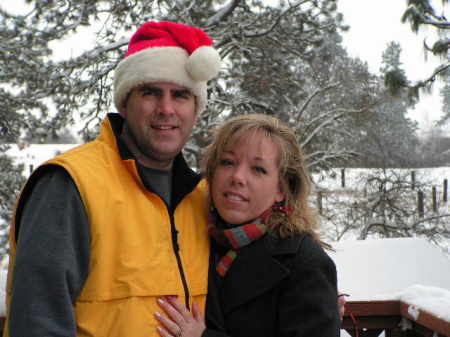 Pre-Xmas My wife Lisa and Me