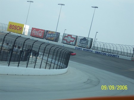 Me on the Texas Motor Speedway in my Z06 Corvette