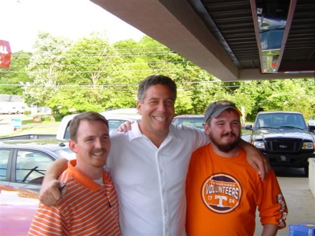 Dan, David and Coach Bruce Pearl