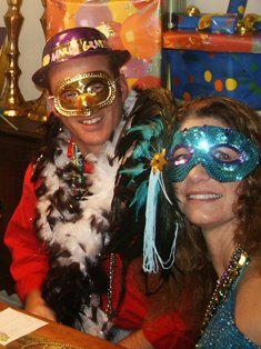 Mardi Gras Party - later that evening ;)