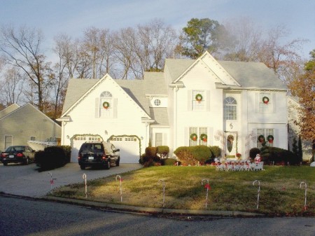 Mark's house in Chesapeake,Va