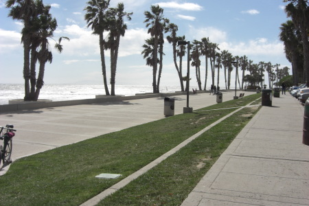 Along Surfers Point in Ventura