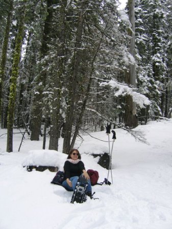 Snowshoeing