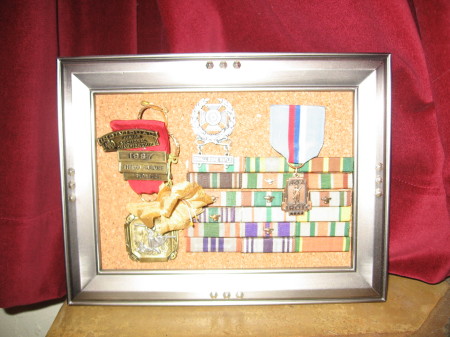 Tom's ROTC sharp shooter awards