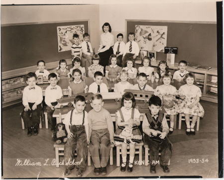 KINDERGARDEN 1953 - 1954