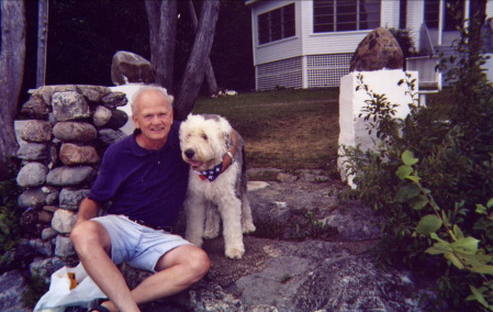 Spot and me on vacation in Vermont