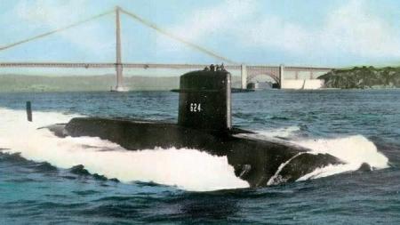 SSBN 624 -Golden Gate Bridge '61