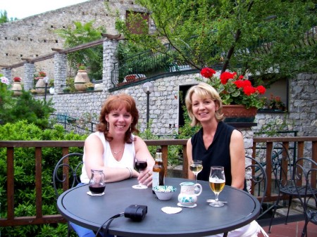 My sister-in-law and me in Italy