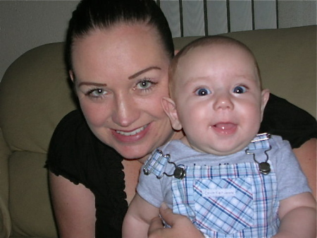 My daughter Crystal and her son andrew