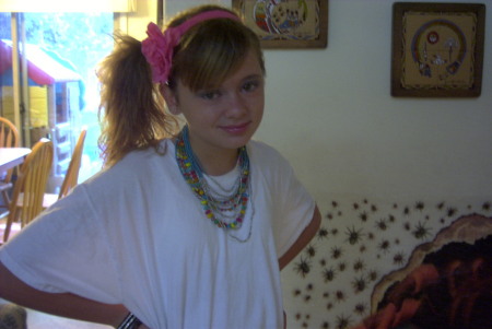 My daughter Becky at 80's day