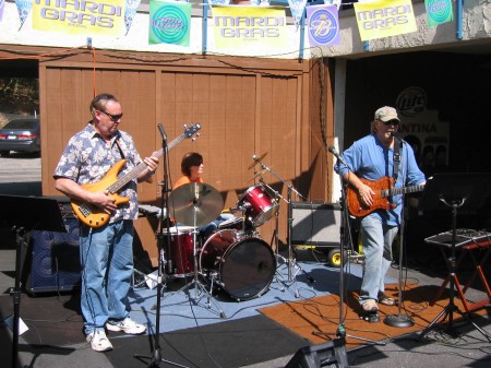 the Blues Zone Band, me on the left