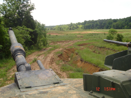 Pic from the loaders hatch on my tank