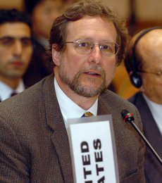 John at the UN POPS in Uraguey 2005