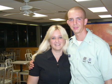 My oldest son when he was in the Army