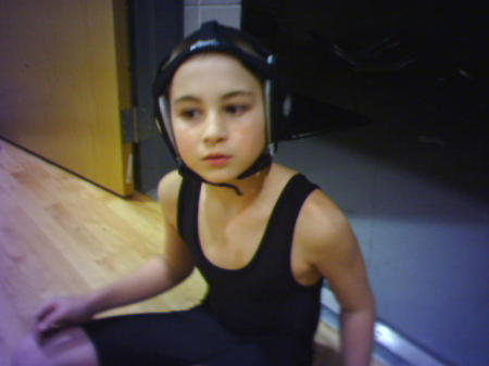 This was my son a couple years ago...wrestling meet