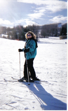 skiing