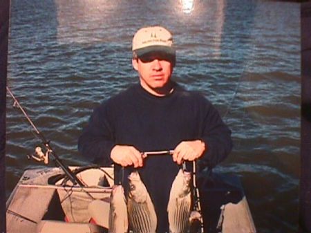 Fishing at Lake Whitney in 2004