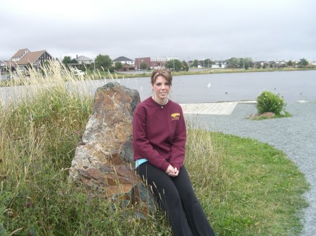 Me, (Nancy Warren) at Mundy Pond, St. Johns.