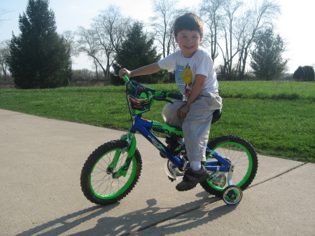 Tyler's first bike