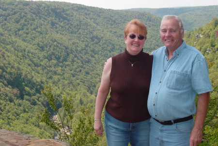 My husband and I in West Virginia